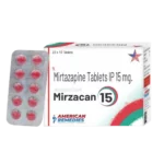 Product image for Mirzacan 15 mg (Mirtazapine)