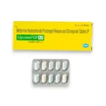 Product image for Glimepiride 0.5 mg+ Metformin 500 mg