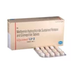 Product image for Glimepiride 2 mg+ Metformin 500 mg