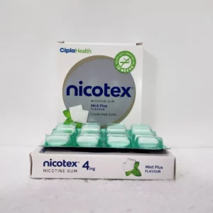 Nicotex nicotin gum mint flavor