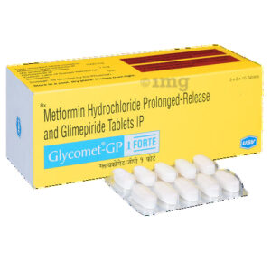 Glimepiride 1 mg+ Metformin 1000 mg