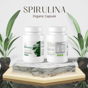Organic Spirulina Capsules (60 cap)