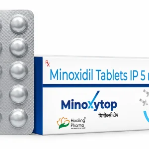 Minoxidil Tablets Blister Pack and Box